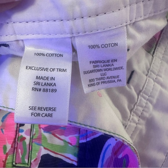 Lilly Pulitzer Floral Print Women's Shorts, The Callahan Shorts size 6 - Picture 6 of 7